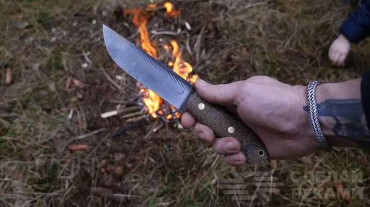 Классный нож из напильника по дереву своими руками Самоделки