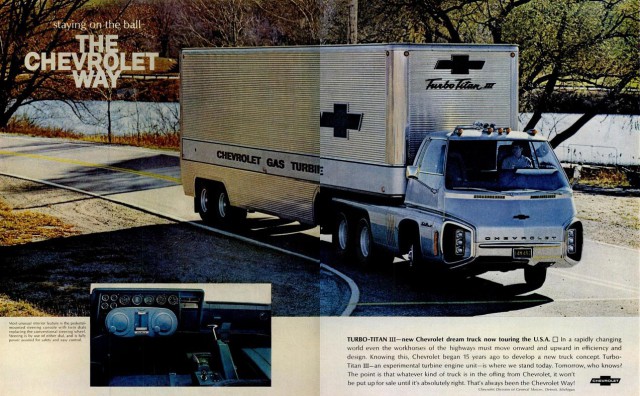 Газотурбинные грузовики 60-х марки и модели
