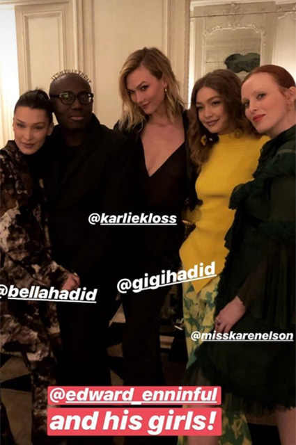 Белла и Джиджи Хадид, Карли Клосс и другие на вечеринке редактора британского Vogue Новости моды