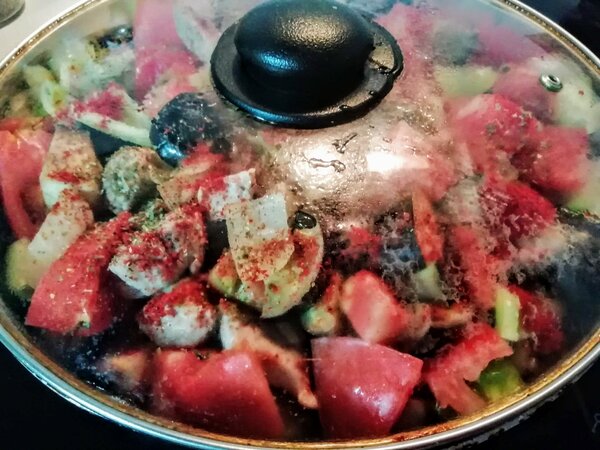 Мясо с овощами по-грузински. Пряный и сытный рецепт грузинская кухня,кулинария,мясные блюда,овощные блюда