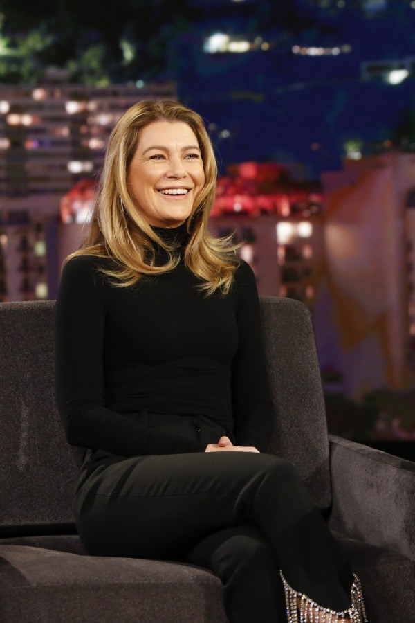 Эллен Помпео в гостях у Джимми Киммела jimmy kimmel