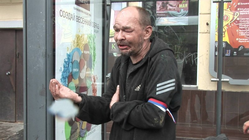 Житель Донбасса о России - это потрясающе! Будим висилица!