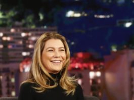 Еллен Помпео в гостях у Джиммі Кіммела