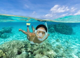 Куточки світу з самої прозорою блакитною водою