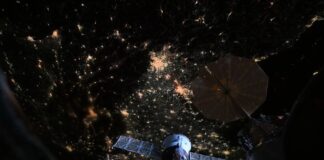 Святкування Місячного Нового Року, Зняте з Космосу